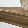 thumbnail image 5 of American Art Decor Rustic Wood Floating Corner Shelves - Walnut Brown - Set of 2, 5 of 5