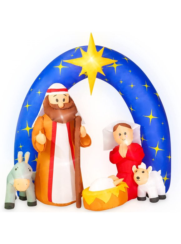 Nativity Inflatables in Nativity Scenes