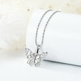 thumbnail image 6 of Butterfly Cremation Necklace for Ashes Memorial Keepsake Ashes Ashes Urn Pendant, 6 of 6