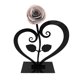 thumbnail image 1 of Rosa De Metal Con Soporte En Forma De Corazón Un San Valentín Único Para Él O Ella Recuerdo Duradero Decoración Para El Hogar Sorpresa Perfecta Para Un Aniversario, 1 of 4
