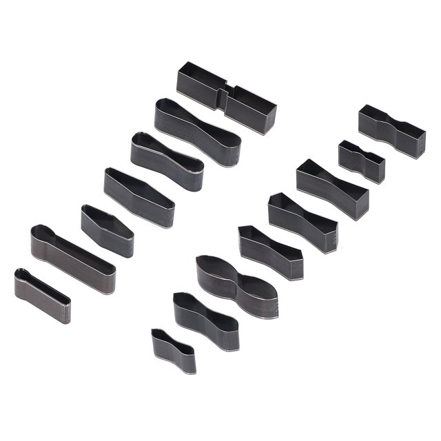 Juego de punzones Bling Bling 15 Piezas Cortador perforador hueco de Acero con alto contenido de carbono