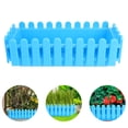 thumbnail image 4 of Milisten Rectangular Plastic Fence Flower Pots Green Plants Potted Succulent Planting Pot, 4 of 5
