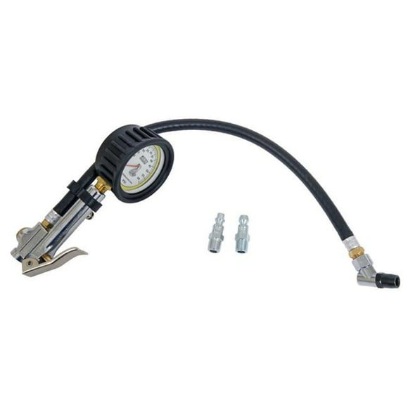JOES Racing Products 32484 2.5 in. 0-60 PSI Tire Inflator & Gauge, Quick Fill