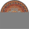 thumbnail image 1 of Unique Loom 3121634 6 x 6 ft. Shapur Sahand Round Rug, Light Blue, 1 of 1
