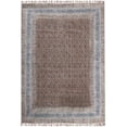 thumbnail image 1 of Casavani Geometric Eco friendly Outdoor Mat, Brown 4x8 Ft, 1 of 6