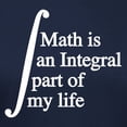 thumbnail image 3 of CafePress - Math Is An Integral Part Of My Life T Shirt - Women's Traditional Fit Dark T-Shirt, 3 of 4