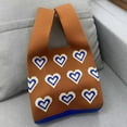 thumbnail image 6 of Women Shoulder Bag Heart Handbag Casual Boho Tote Bag for Outdoor Party, 6 of 9