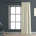 thumbnail image 6 of Half Price Drapes Oat Cream Bellino Textured Faux Linen Room Darkening Curtains For Bedroom & Living Room Curtains(1 Panel), Curtains 120 Inches Long, 50W X 120L, 6 of 12