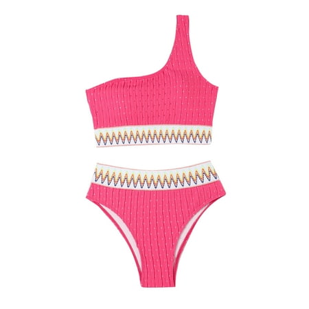 Ruched High Waisted Bikini for Wome One Shoulder Two Piece Thong Swimsuit 2025 Swim Suits Bikini 2 Piece Swimsuit with Bottom Swimsuit Clearance Sale