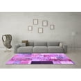 thumbnail image 3 of Ahgly Company Indoor Rectangle Patchwork Purple Transitional Area Rugs, 2' x 3', 3 of 4