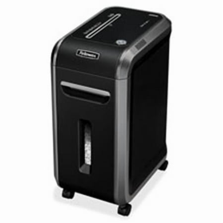 Fellowes FEL Micro-Cut Shredder- 12Sht Cap- 25 in. x 11 in. x 17 in.- Black-Silver