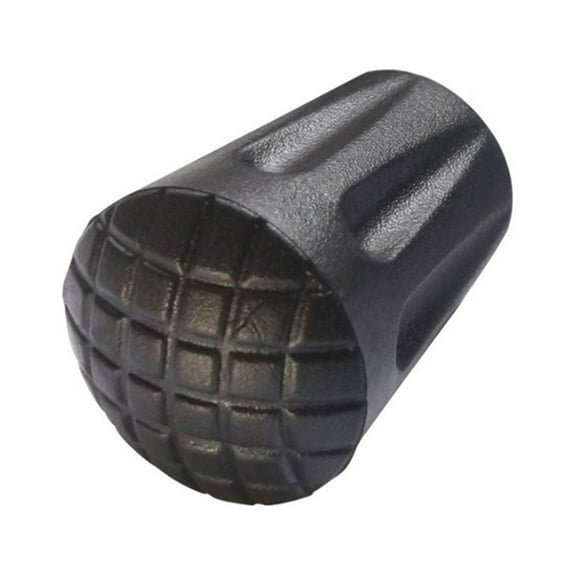 Raindrops 6pcs 3.3cm Walking Hiking Sticks End Cover Tips Anti-skid Crutch Tips (Black)