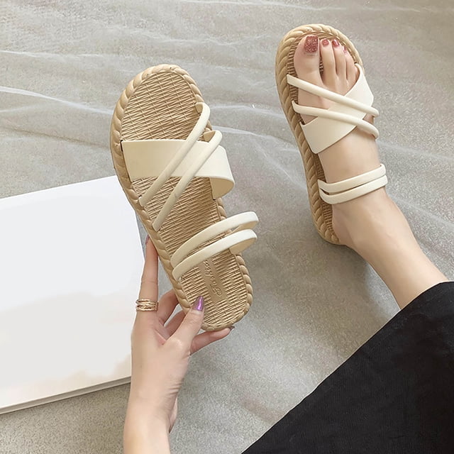 Sandalias Mujer Con Cómodas Sandalias De Interior Y Exterior Zapatillas De Ocio Wmkox8yii nm10227
