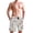 Colorful Shells Seaweed, variant on Dailycode Men's Quick Dry Swim Trunks Beach Shorts Casual Summer Board Shorts with Pockets, Light Blue and White Stripes