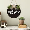thumbnail image 1 of Dvkptbk Welcome Sign for Front Door Interchangeable Pieces,3D Welcome Hanger Funny Welcome Sign Home Outdoor Decor 11.8Inch, Door Hanger Welcome Sign Home Decor Funny Words Door Hanger, 1 of 6