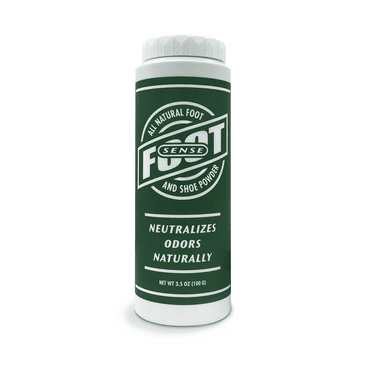 FOOT SENSE All Natural Smelly Foot & Shoe Pdr