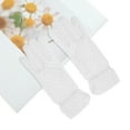 thumbnail image 5 of Unique Bargains 1 Pair Sunblock Mittens Mesh Sun Block Driving Gloves for Women White, 5 of 5