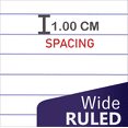 thumbnail image 5 of AUKSales Composition Notebook 9-3/4" x 7-1/2", Wide Ruled | Case Pack of 48 | Marble Cover -100 Sheets | Ideal for bulk buyers, retailers and wholesalers | Blue, 5 of 6