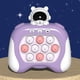 thumbnail image 1 of Juego Rápido De Empuje Pop Push Bubble Fidget Reaction Ability Stress Relieve para niños Regalos (Púrpura), 1 of 5
