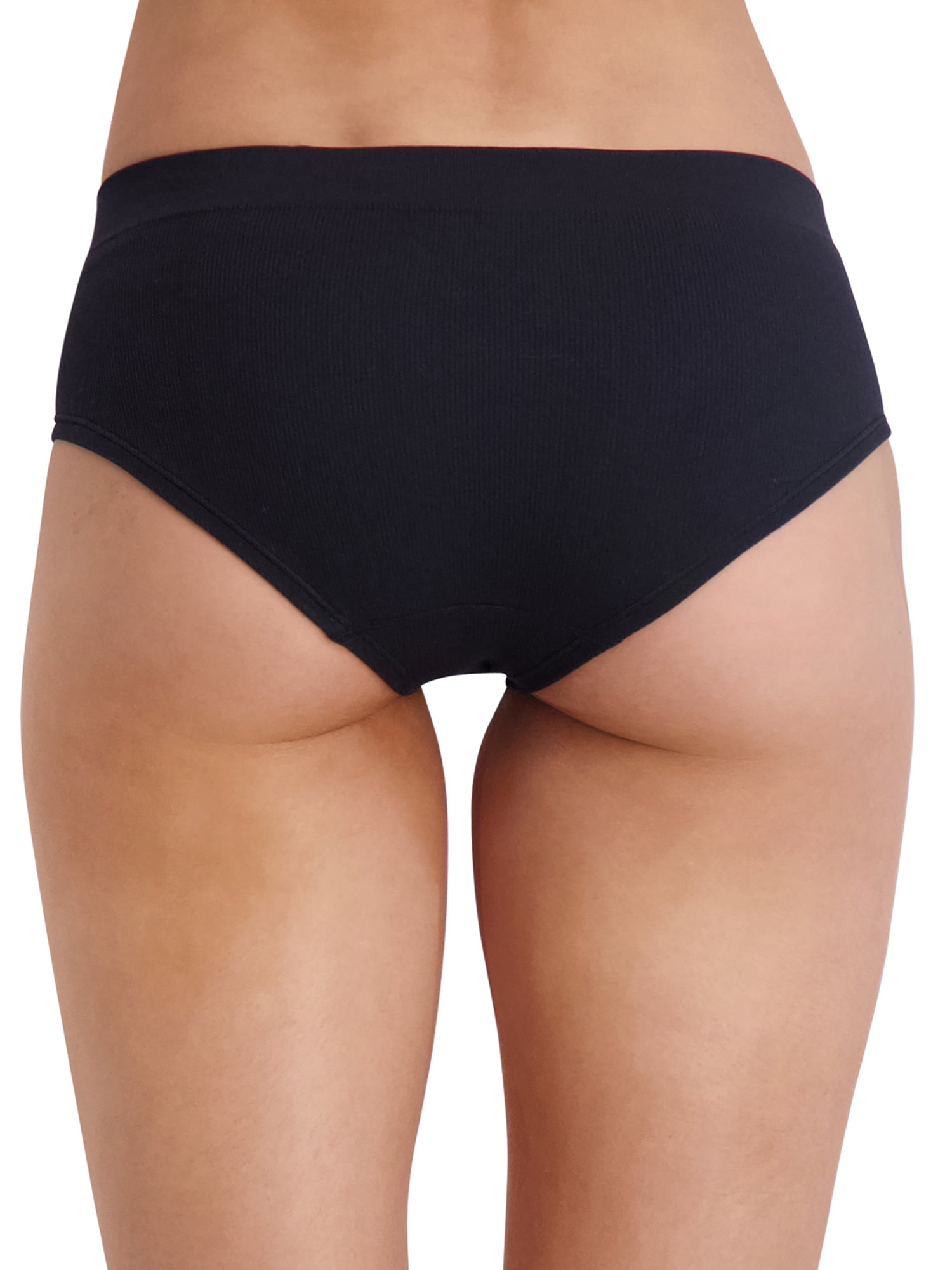 Steve Madden Women's Seamless Hipster Panties, 5-Pack, Sizes S-XL