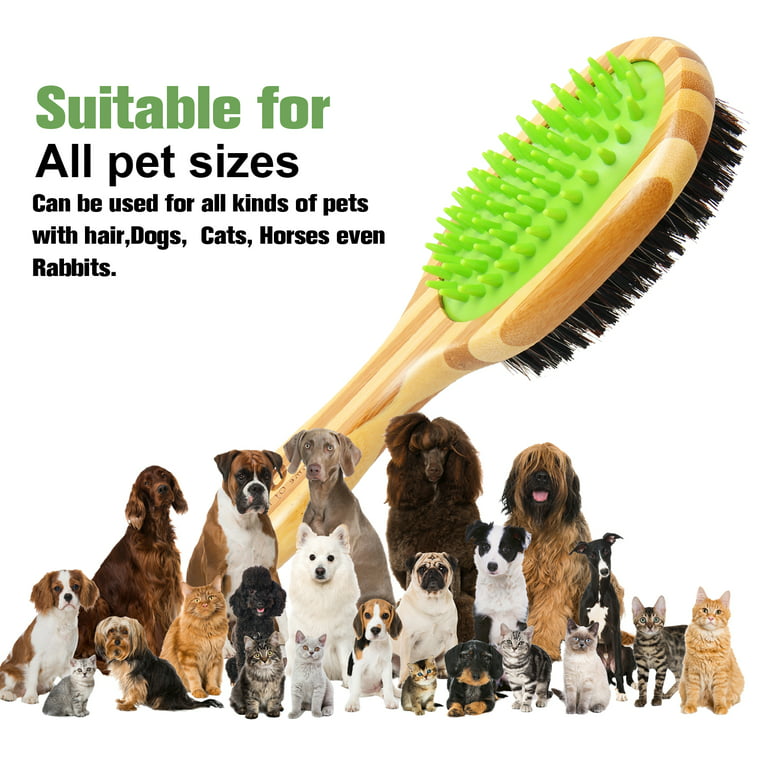 Soft Bristle Dog Grooming Brush  Eco-friendly Sustainable Dog Brush -  Groomarts Collection