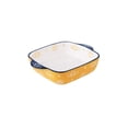 thumbnail image 1 of 500ML Ceramic Baking Tray, Cute Hand-painted Double Ear Bowl, Home Baking Tray, 1 of 3