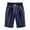 #C Dark Blue, variant on Busydd Womens Shorts Plus Size S-6XL Solid Color Linen Shorts Elastic Waist Drawstring Workout Shorts Summer Comfy Casual Beach Shorts with Pockets
