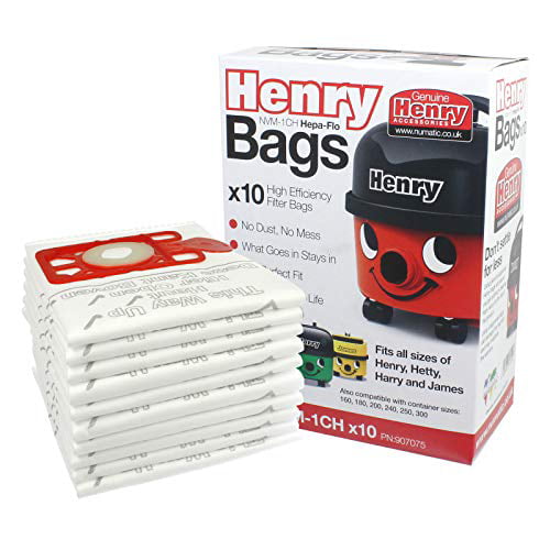2 x Numatic Henry Hetty James Zip Up Reusable Vacuum Cleaner Hoover Bags Freshners 