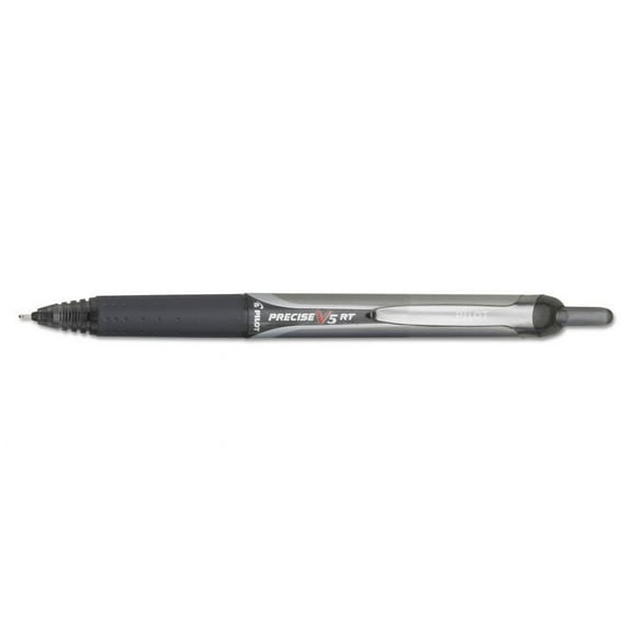 Precise V5rt Retractable Roller Ball Pen, Black Ink, .5mm
