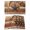 brown, variant on Placemats 1 Pack, Texas Star Vintage Woven Placemat, Linen Place Mats for Kitchen/Dining Tables, Berry Grey Blue Brown Wooden Washable Table Mats for Party