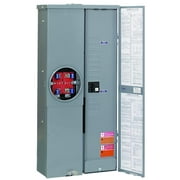 Square D Homeline 200 Amp 20-Space 40-Circuit Outdoor Ring Type Overhead/Underground Main Breaker CSED with Kit