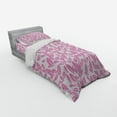 thumbnail image 3 of Ambesonne Flower Bedding Set 4 Pcs, Big Pink Petals, Queen, Pale Pink White, 3 of 3