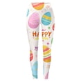 thumbnail image 4 of XIAONU Womens Easter Egg Print Leggings Stretch High Waist Casual Pants For Holiday And Daily Wear, 4 of 4