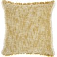 thumbnail image 1 of homeroots Décor 386325 Moutarde et Ivoire Modèle Abstrait Jeter Oreiller, 1 of 1
