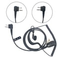 thumbnail image 2 of MaximalPower Replacement G Shape Hook Ear Pieces for 2-Pin Motorola 2 Way Radios | Clip-Ear Earpiece Headset for Models CP200 CLS1110 CLS1410 Motorola Two-Way Radios Walkie Talkie (1 Pack), 2 of 6