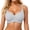 Light Gray, variant on Elara Women’s Wireless Seamless Push Up Bra Plus Size Convertible Straps Thin Cup Black XL