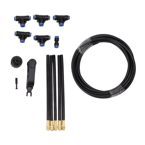 Garden Drip Irrigation Kit 360 Degree Adjustable Watering System Universal Spray Nozzle PE Hose Set
