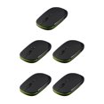 thumbnail image 3 of Wisewang 2 .4GHz Wireless Mouse Smooth Hand Feeling Slim USB Receiver Changeable 1600DPI Optical Gaming Mouse Black 5Set, 3 of 6
