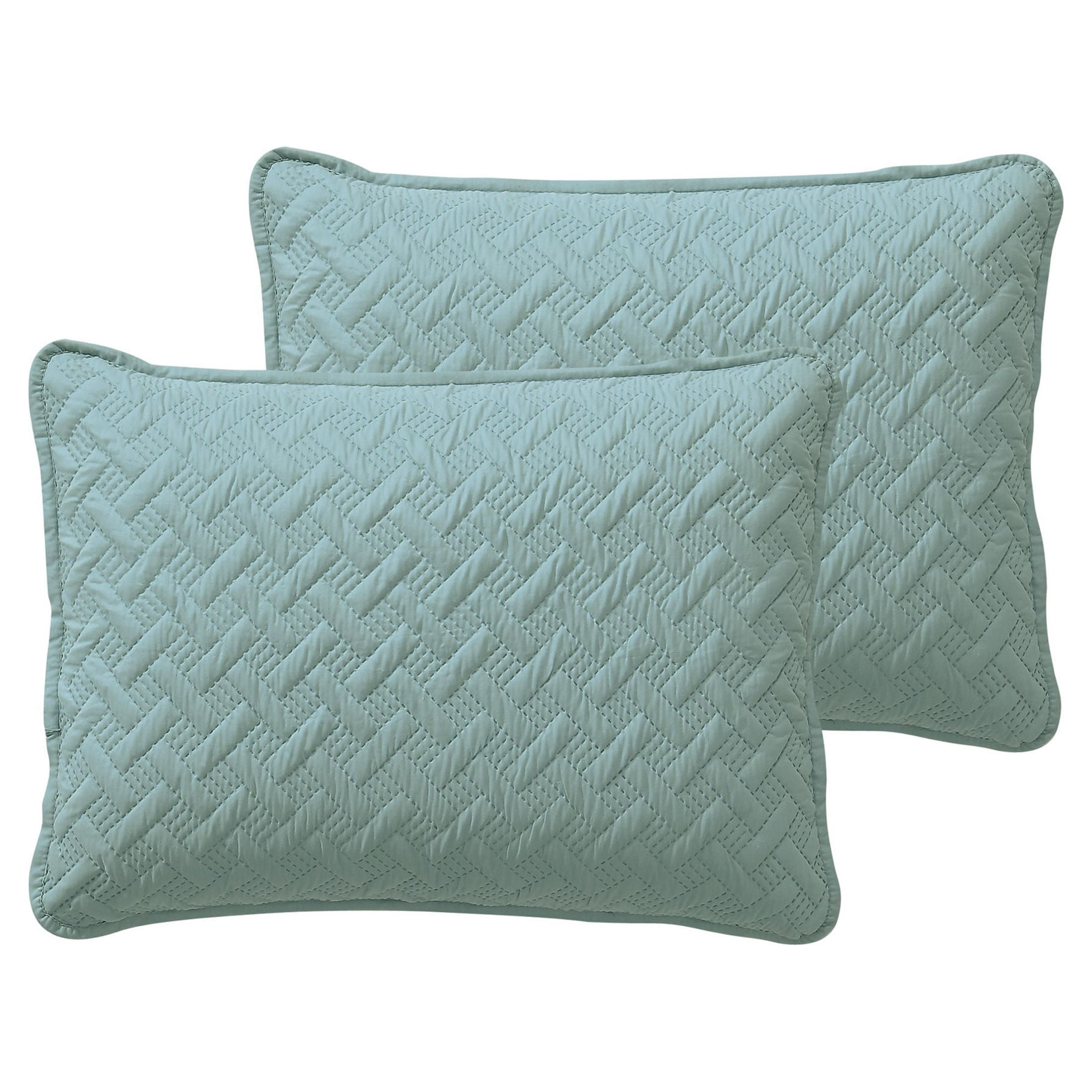 VCNY Home Nina 2-Piece Blue Geometric Quilt Set, Twin, Adult, Unisex