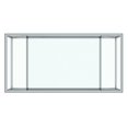 thumbnail image 2 of Contemporary Metal & Glass Coffee Table in Silver, 2 of 8