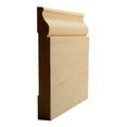 thumbnail image 1 of EWBB12 Colonial Baseboard 5-1/4" Tall x 11/16" Moulding. Unfinished, Maple, 94", 1 of 4