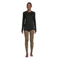 thumbnail image 2 of ClimateRight by Cuddl Duds Women's Base Layer Jersey Thermal Top and Leggings Set, 2-Piece, Sizes XS-XXL, 2 of 5