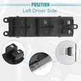 thumbnail image 3 of Unique Bargains Front Left Driver Side Power Window Switch Fit for Subaru Impreza III Hatchback GR GH G3 2008-2012 Black, 3 of 7
