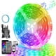 thumbnail image 1 of Tira de luces LED de 65.6 pies, luces LED ultralargas que cambian de color, sincronización de música, control de aplicaciones, cinta de luces LED RGB de 600 LED con controlador Bluetooth y control, 1 of 7