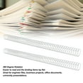 thumbnail image 3 of 19mm Spiral Binding Coils, 4:1 Pitch, 48 Loops, 170 Sheets, A4 Size, 100 Pack, for Engineer Files, Office Documents, Presentations, with 360 Degree Page Rotation Function, 3 of 7