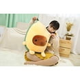 thumbnail image 3 of Peluche de peluche HUOGUO con forma de aguacate, 40 cm, estilo Kawaii Fruit, 3 of 5