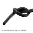 thumbnail image 4 of Uxcell 0.5mx8mmx15mm Rubber Edge Trim Deck Edge Protector U Channel Guard Corner Seal Strip Black, 4 of 5