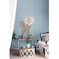 thumbnail image 4 of Table Lamp 6 - Light Wood Chandelier, Hanging Light Fixture with Adjustable Chain for Kitchen Dining Room Foyer Entryway, Bulb Not Included,Bedroom Lamp, 4 of 8