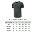 thumbnail image 4 of MANSENHUG 6Pcs/Pack Workout Shirts for Men Quick Drying Moisture Wicking Mens Gym Shirts Athletic T-Shirts, 4 of 8