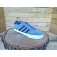 thumbnail image 1 of Adi-das Lace-Up Suede Nubuck Gray Low Skateboard Shoes Mens 10 Black Stripe CLEAN, 1 of 6